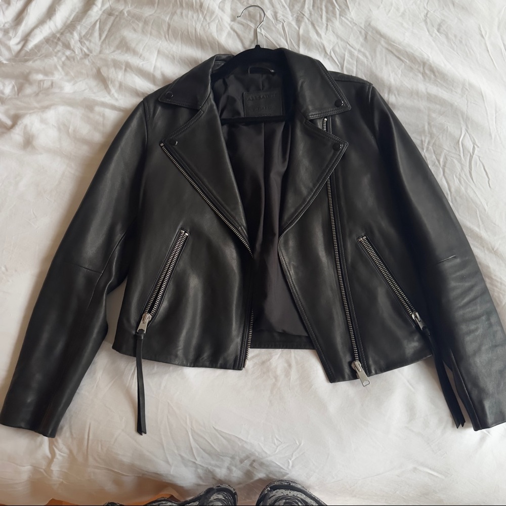 Dalby Slim Fit Leather Jacket